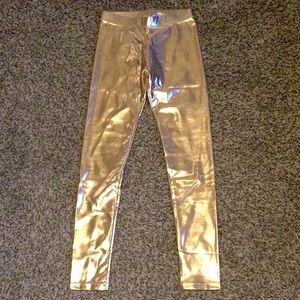 Gold leggings